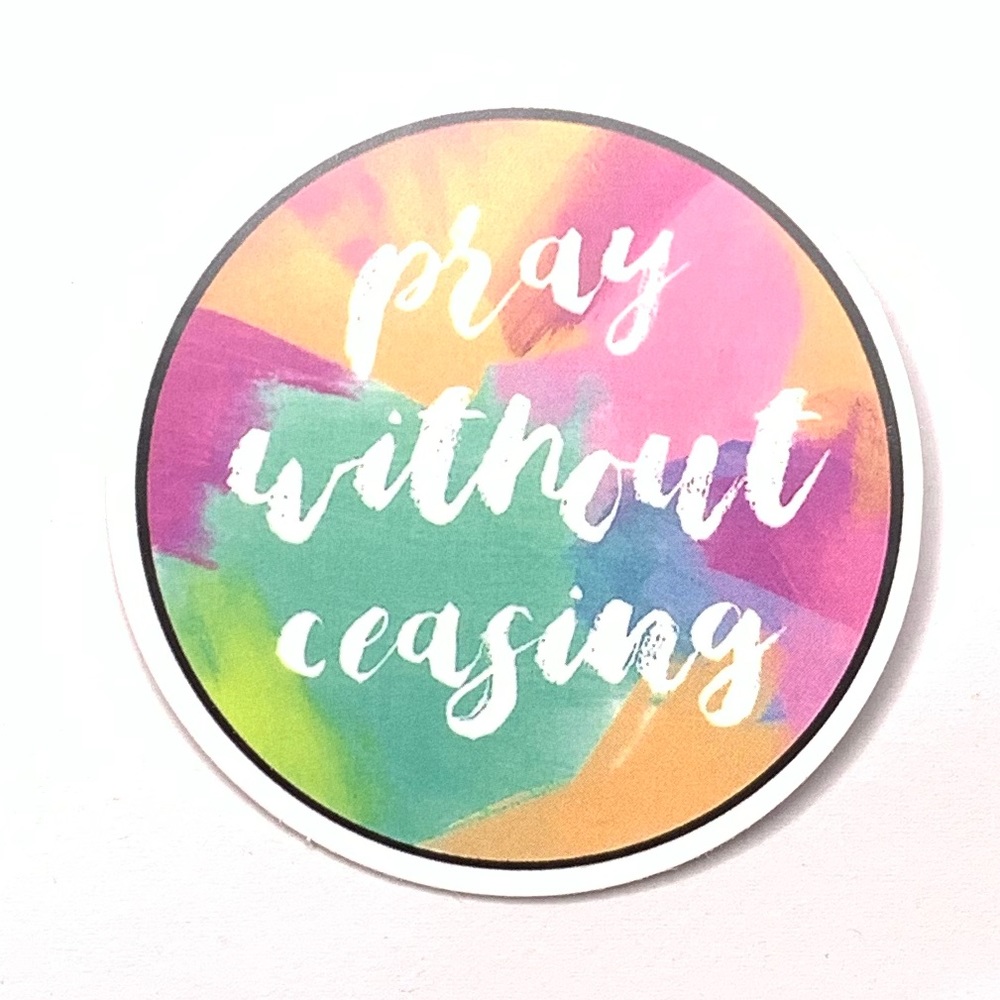 Pray Vinyl Sticker